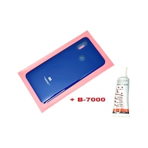 Tkgz Xiaomi Mi 8 Arka Kapak Cam+b-7000 Mavi