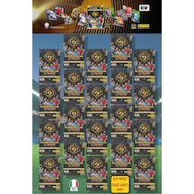 Panini Club World Cup 25 Futbolcu Kartları - 20 Li Paket 120 Kart