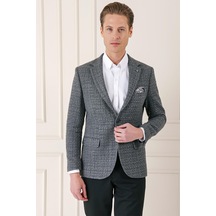 Efor C 660 Slim Fit Füme Spor Ceket Füme