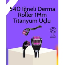 Zenvia Evde Güvenli Kullanım İçin Titanyum Derma Roller Siyah Saplı Znv2026
