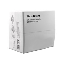 Omnisoft 40x40 Cm Beyaz 1/8 Garson Katlı Servis Peçetesi 1200 Ad