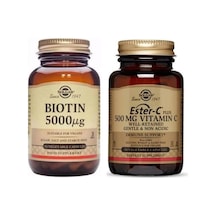 Biotin 5000 Mcg 50 Kapsül+ Ester-c Plus 500 Mg 50 Kapsül