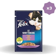 Felix Kedi Yaş Mama Kuzu Etli 85 Gr - 3 Adet