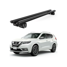 Pençe Nissan X-trail 2014-2022 Uyumlu Siyah Ara Atkı Port Bagaj Tavan Barı