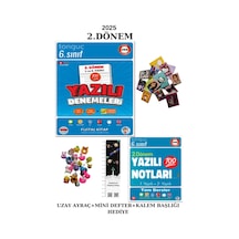 Tonguç 6. Sınıf Yazılı Notları Ve Yazılı Denemeleri 2. Dönem 1 Ve 2. Yazılı Uzay A.+mini D.kalemb.