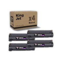 Kingjet Canon Uyumlu Crg-737 Standart Kapasiteli 4'lü Paket Çipli  Uyumlu Toneri Mf212w