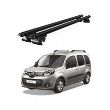 Venüs Renault Kangoo 5d 2007-2021 Uyumlu Siyah Ara Atkı Port Bagaj Tavan Barı