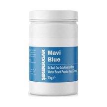 Şeker & Sugar Mavi Su Bazlı Toz Gıda Boyası 75 G
