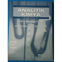 Analitik Kimya Temelleri Çözümlü Prob. Cilt 1 Skoog-West-Holler