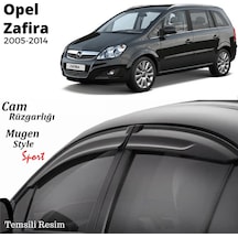 Opel Zafira Mugen Cam Rüzgalığı 4 Lü Takım