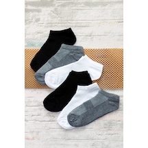 Sensu File Örgü Unisex 6 Lı Patik Çorap