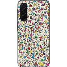 Samsung Galaxy A26 Uyumlu Hayvan Kaosu Baskılı Silikon Kılıf Renkli