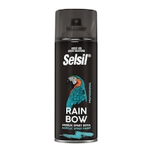 Selsil Rainbow Akrilik Sprey Boya 400 Ml - Hızlı Kuruyan, Yüksek Kapatıcı Akrilik Boya - Metal, Ahşap, Plastik Ve Hobi Yüzeyleri İçin Ral Renk Seçenekli Profesyonel Sprey Buzdolabı Beyazı - Ral 9301