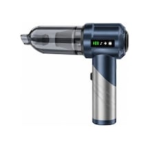 Auhma Ahv-06 22.000pa 6000mah Kablosuz Araç Süpürgesi Brushless Motor Katlanabilir Üfleme Çekme 3 Kademeli Gri-mavi