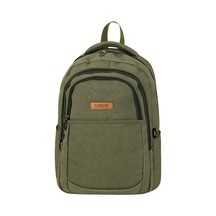 Galb Leather Kanvas Kumas Ortopedik Yumusak Sirt Destekli Laptop Bolmeli Gunluk Okul Ve Canta Beyaz