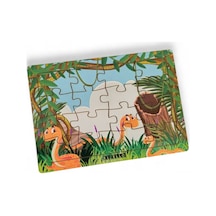Yılanlar 16 Parça Eğitici Öğretici Ahşap Çocuk Puzzle Yapboz Bebek Çocuk Oyuncak