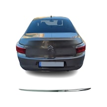 Citroen C-Elysee Krom Bagaj Alt Çıta Formlu 2012-2017 Arası Pasla N11.1036