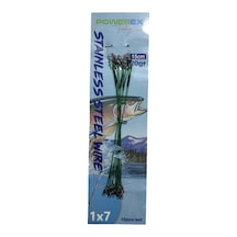 Powerex 20cm. 10'lu Paket Klipsli Bilyeli Fırdöndülü Turna Çinekop Çelik Teli
