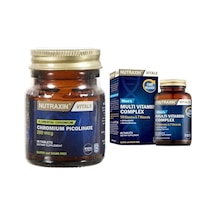 Nutraxin Vitals Chromum Picolinate 200 Mcg 90 Tablet Takviye Edici Gıda Ve Nutraxin Men's Multi Vitamin Complex 60 Tablet Takviye Edici Gıda