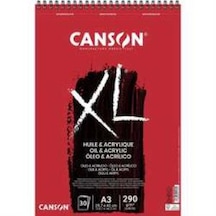 Canson Xl Oil & Acrylic Spiralli Defter 30 Yaprak 290G 29.7X42.0