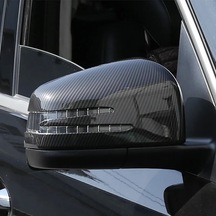 Karbon Fiber Görünümlü Yan Kanat Dikiz Aynası Kapağı Trim Mercedes Benz Ml Sınıfı W166 Gl Gls X166 Gle W166/coupe C292