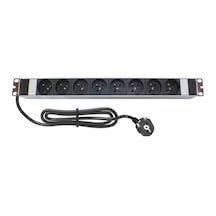 Amp Connect 19"1u 8'li Fransız Ups Direkt Bağlantılı Kabinet Grup Prizi Pdu -16a