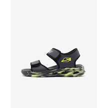 Skechers Sola Glow Sandal Büyük Erkek Çocuk Gri Işıklı Sandalet 407032l Ccbk Gri