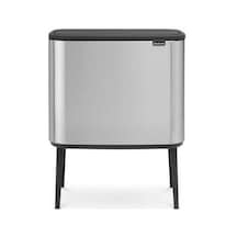 Bo Çöp Kovası Dokunmatik, Ayaklı, 36lt - Paslanmaz Çelik Paslanmaz Çelik