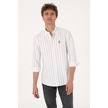 U.s. Polo Assn. Erkek Dokuma Gömlek 2105165 Vizon