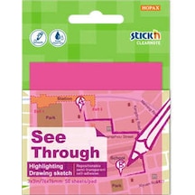 Stıckn 76x76 Yarı Saydam Neon Pembe 50 Yaprak
