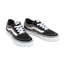 Vans Vn000d7u Brooklyn Ls Sneakers Siyah-beyaz Unisex Spor Ayakkabı Siyah-beyaz