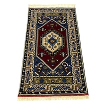 El Dokuma Sıfır Yahyalı Halısı 78x130 Kök Boya Yün Küçük Halı
