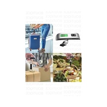 Dijital Işıklı Elektronik Bagaj Tartısı - 50kg Kapasite Açık Beyaz