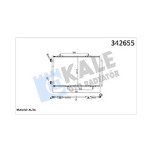 Kale 342655 Klima Radyatörü Kondanser - Citroen C-elysee 2012- 1.2 Vtı 9674994280