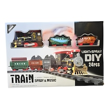 Işıklı Klasik Buharlı Tren - 24 Parça