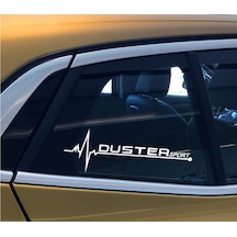 Dacia Duster Yan Cam Sticker Oto Kapı Aksesuar 20Cmx7Cm