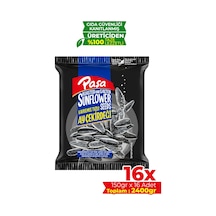 Kavrulmuş Tuzlu Siyah Ay Çekirdeği 150 Gr X 16 Adet 2400 Gr