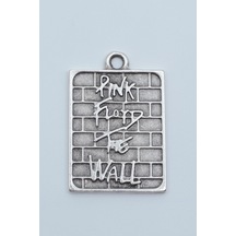 Pink Floyd The Wall Gümüş Kaplama Kolye Ucu Kod 1540 Gümüş