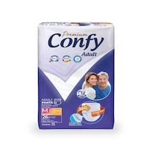 Confy Adult Premium Yetişkin Külot Bezi Medium Orta Boy 26 Adet