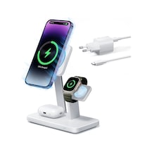 Esr 25w 3 In 1 Şarj Standı Magsafe Soğutuculu Halolock Apple Uyumlu iPhone + A
