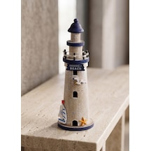 The Mia Retro Marin Deniz Feneri Obje 30 Cm