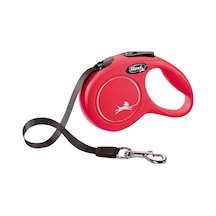 Flexi New Classic Otomatik Şerit Köpek Gezdirme Kayışı 3mt Xsmall-kırmızı Kırmızı