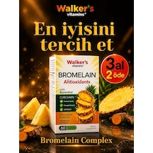 Walker's Vitamin Bromelain 1500 MG Takviye Edici Gıda 60 Kapsül
