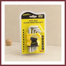 Storeşahin Alyan Anahtar Seti 9 Parça Kısa Düz 1.5 10 Mm Shn0720