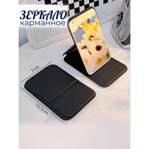 Opt Market Katlanabilir Cep Aynası, Çanta İçin Kompakt Aksesuar 404525683 Siyah