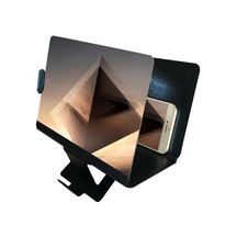 İnç Masaüstü Hd Telefon Ekran Büyüteç Video Büyütme Amplifikatör Standı Tutucu -