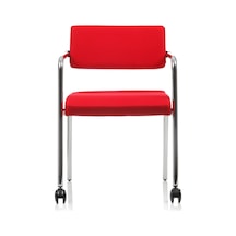 Burosit Bürosit Rabbit Krom Sandalye 2 Tekerlekli