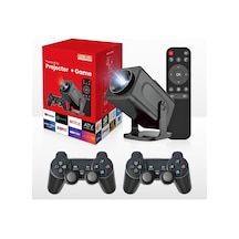Hy320max Android Projektör + Game Projector Ultra Hd 4k Ev Sinema Yansıtma Oyun Projeksiyon Cihazı