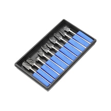 Tungsten Ahşap Oyma 10 Adet Uç Seti Gravür Matkap Uçları