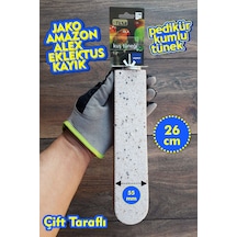 Venty (26 cm) | Çift Taraflı | Kumlu Pedikür Papağan Tüneği Jako Amazon Eklektus Alex Sultan Kayık - T220